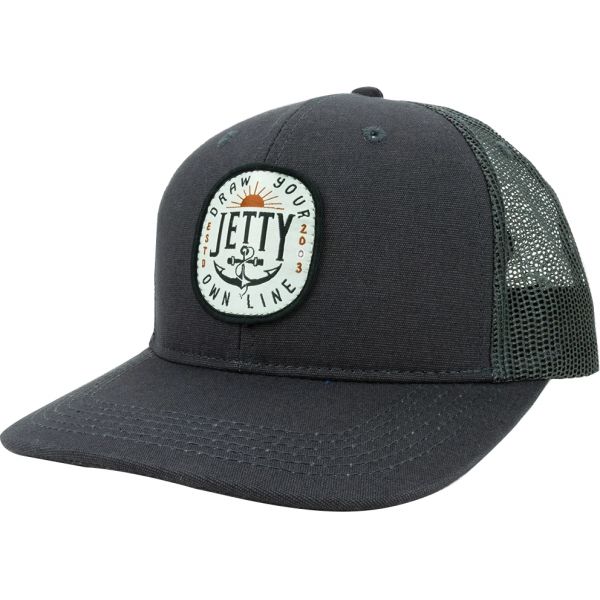 Jetty Admiralty Trucker Hat - Charcoal