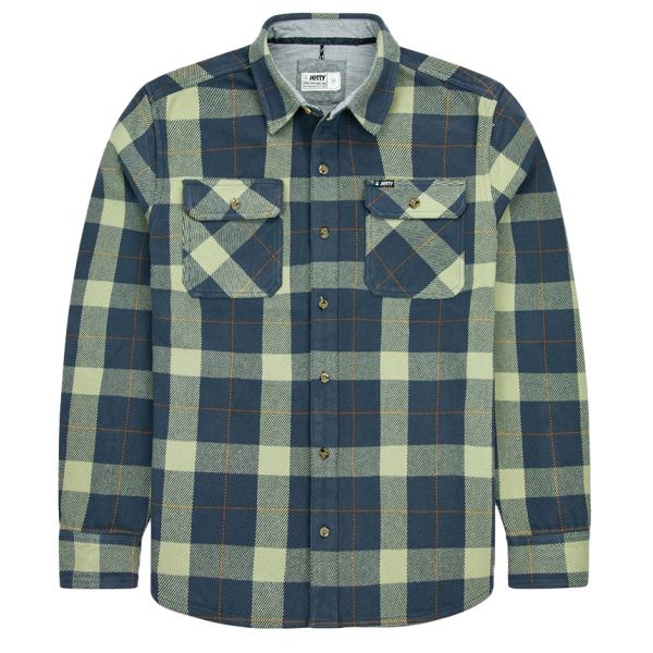 Jetty Arbor Mid-Weight Flannel Shirt - Indigo - 2X-Large