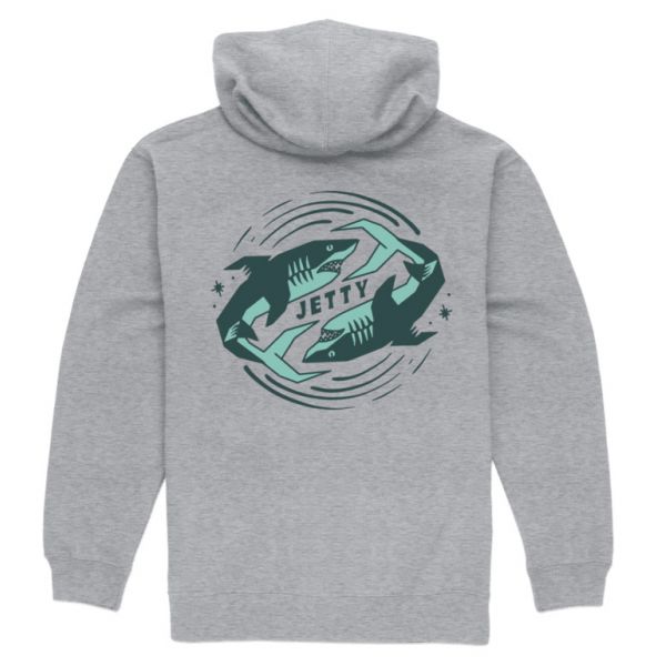 Jetty Backflip Hoodie - Heather Grey - 3X-Large