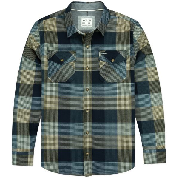 Jetty Breaker Classic Flannel Shirt - Indigo - 2X-Large