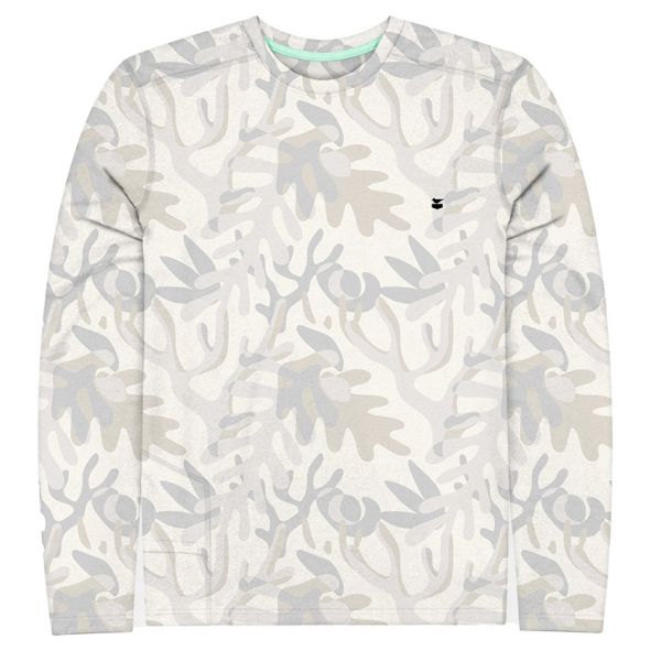 Jetty Brigantine UV Long Sleeve Shirt - Cream - Large