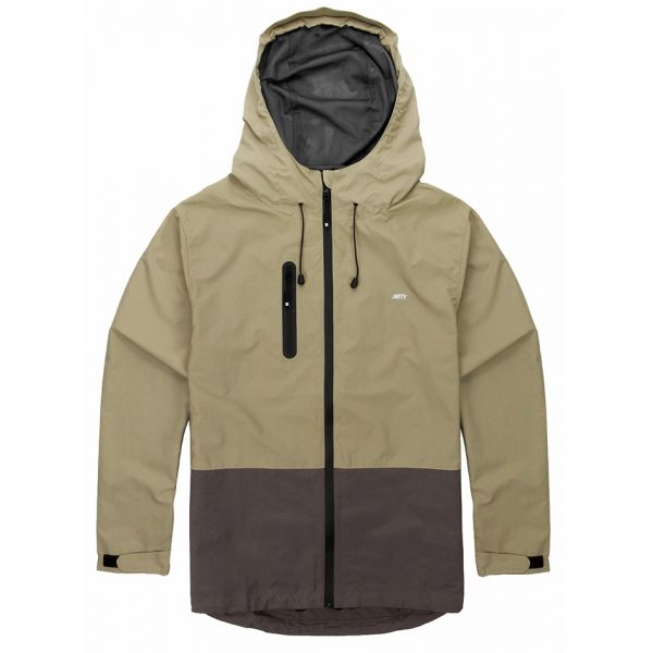 Jetty Clam Shell Jacket - Khaki - Small