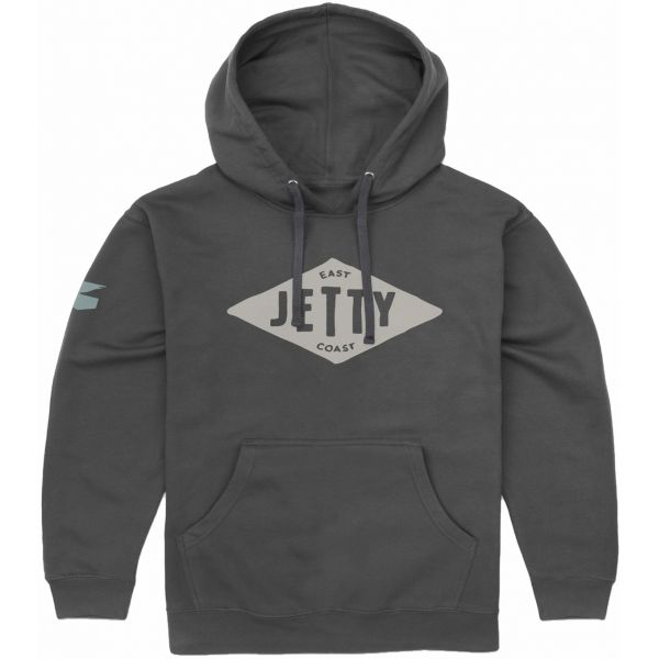 Jetty East Diamond Hoodie - Iron - 2X-Large