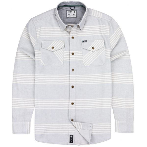 Jetty Essex Twill Shirt - Fog - 2X-Large