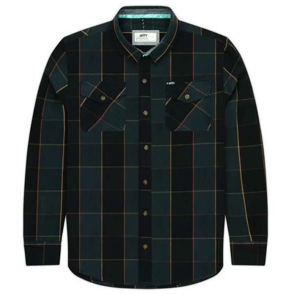 Jetty Breaker Flannel - Charcoal