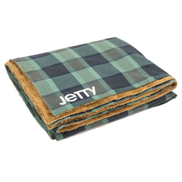 Jetty Fireside Sherpa Blanket - Teal