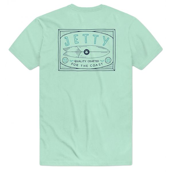 Jetty Fishboard Short Sleeve T-Shirt - Mint - 2X-Large