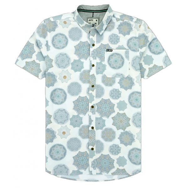 Jetty Garwood Woven Shirt - Cloud - Large