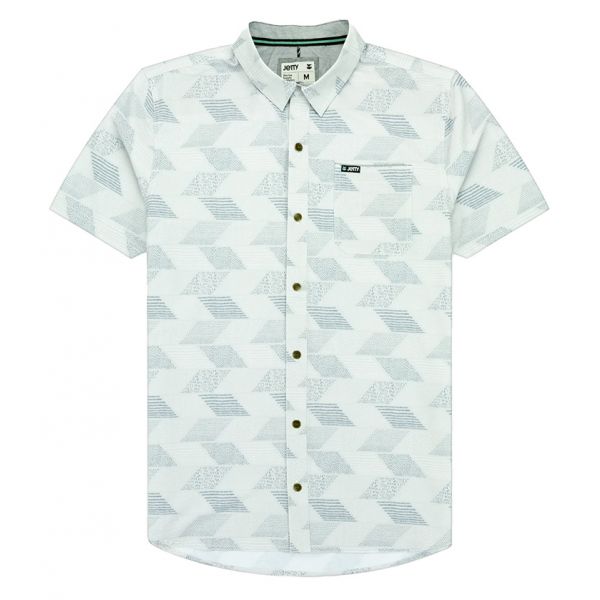 Jetty Garwood Woven Shirt - Grey - Large