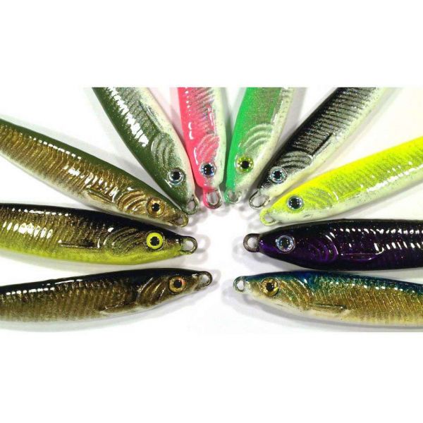 Jetty Ghost 2.25oz Minnow Lures #2 Hook Olive Gold White Jetty Ghost 2.25oz Minnow Lures #2 Hook Olive Gold White