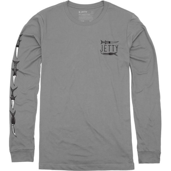 Jetty Guardian Long Sleeve Shirt - Grey - 2X-Large