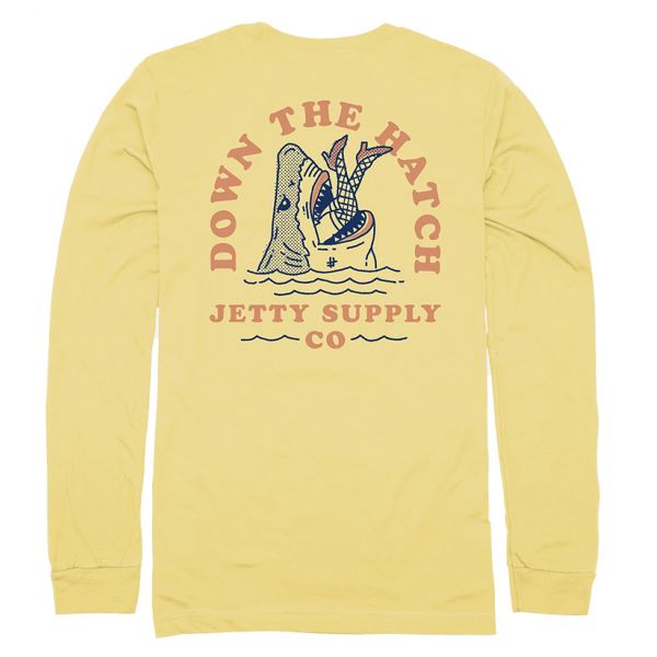 Jetty Hatch Long Sleeve T-Shirt - Sun - 2X-Large