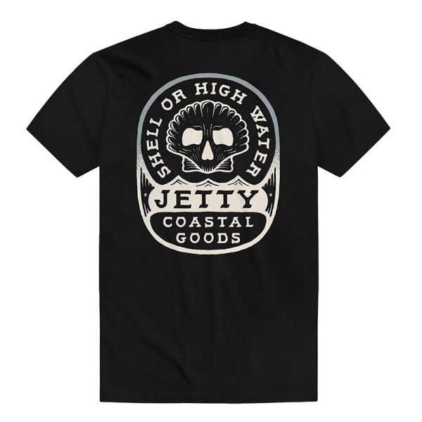 Jetty Highwater Short Sleeve T-Shirt - Black - Large