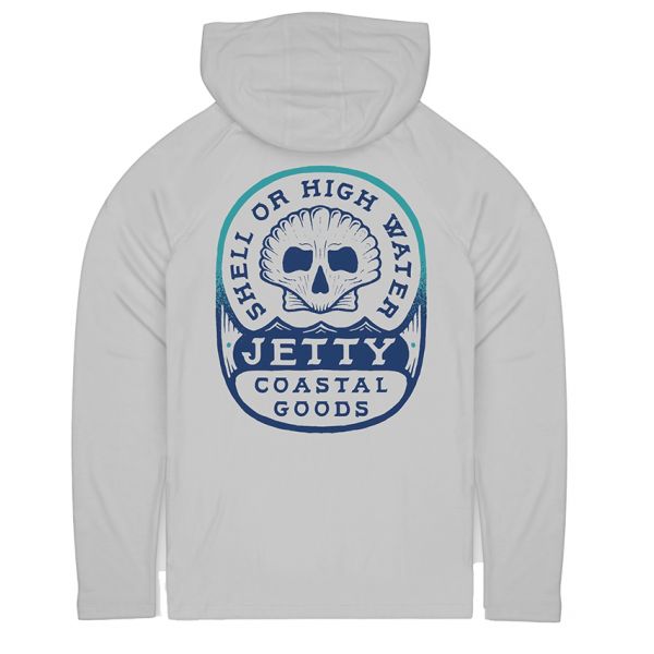 Jetty Highwater UV Hoodie - Grey - Large