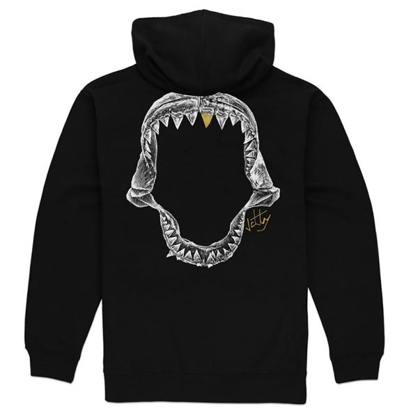 Jetty Jaws Pullover Sweatshirt - Black - Large