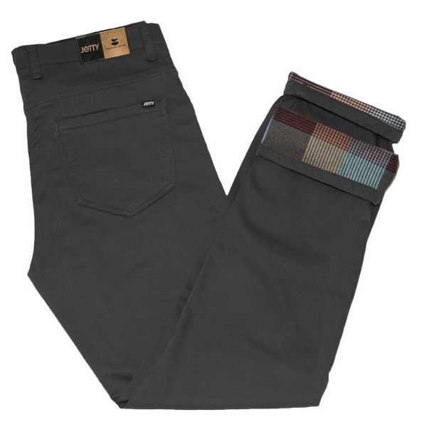 Jetty Flanstone Lined Pant- Charcoal - 30