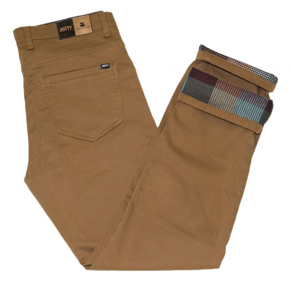 Jetty Flanstone Lined Pant- Khaki - 28