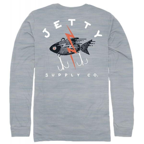 Jetty Lightning Lure Long Sleeve Shirt - 2XL