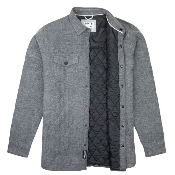 Jetty Seine Quilted Jacket - Charcoal - 2XL