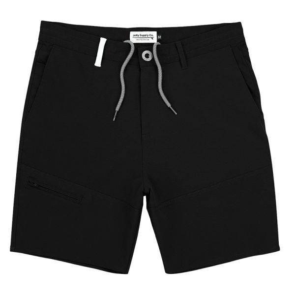 Jetty Mordecai Utility Short - Black - 26