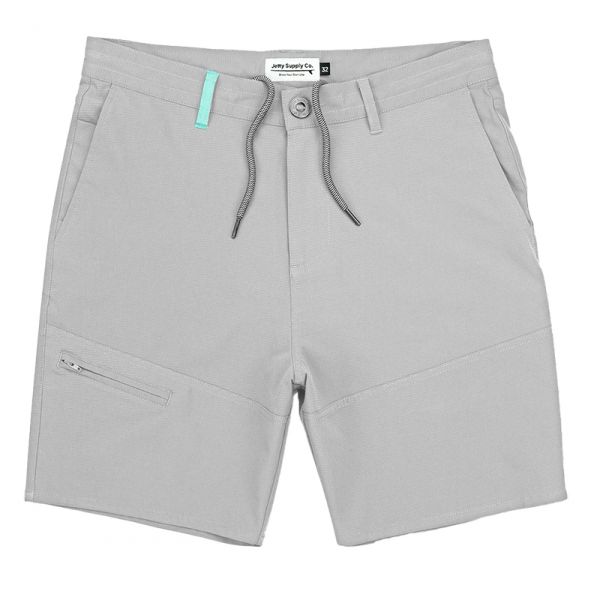 Jetty Mordecai Utility Short - Grey - 26