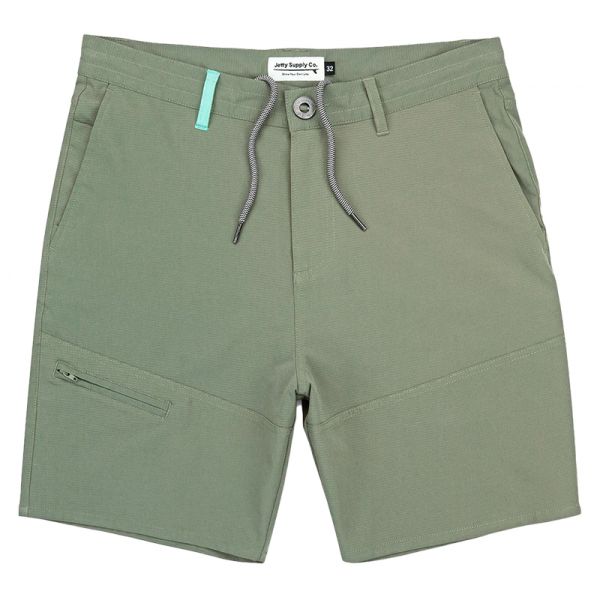 Jetty Mordecai Utility Short - Sage - 26