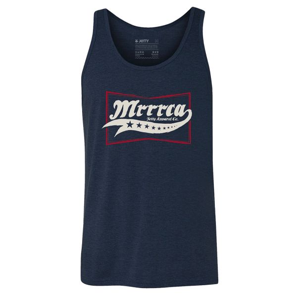 Jetty Mrrrca Tank Top - Navy - Large