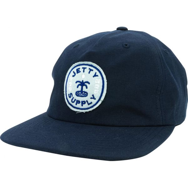 Jetty Oasis Snapback Hat - Navy