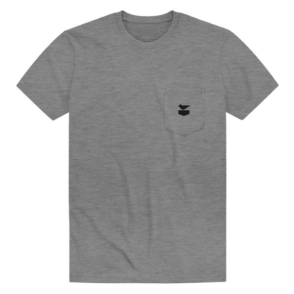 Jetty Otis Short Sleeve Pocket T-Shirt - Heather Grey - Medium