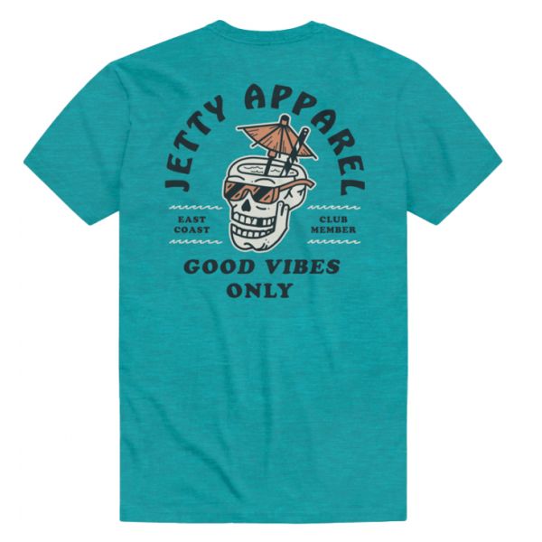 Jetty Painkiller Short Sleeve T-Shirt - Teal - Large