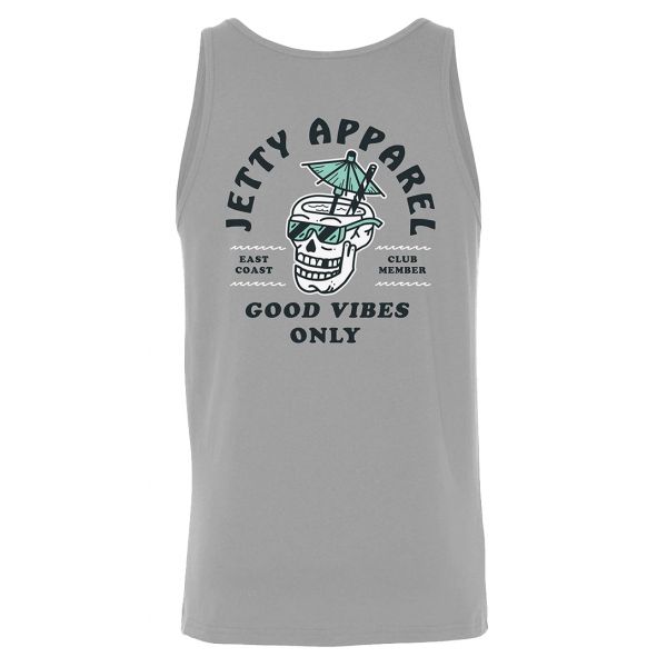 Jetty Painkiller Tank Top - Athletic Heather - 2X-Large