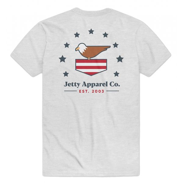 Jetty Patriotis Short Sleeve T-Shirt - Large