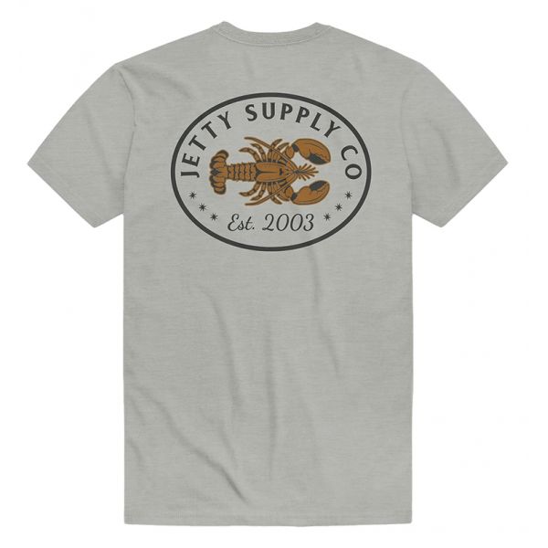 Jetty Pincer T-Shirt - Heather Grey - 2X-Large