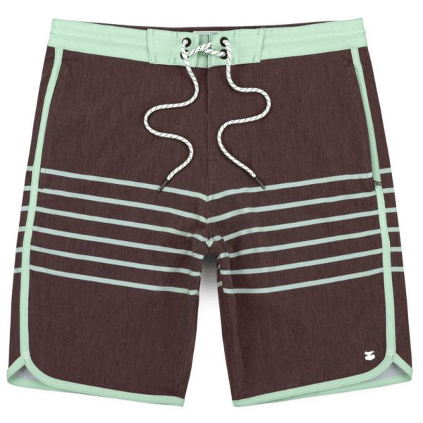 Jetty Sandbar Hybrid Boardshort - Oxblood/Black - 26