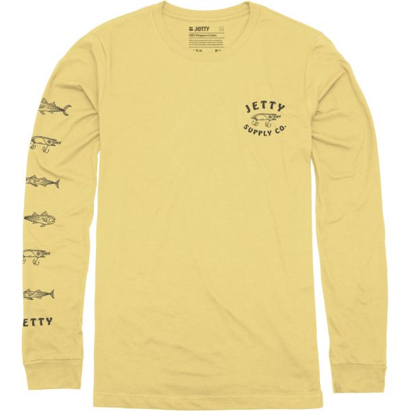 Jetty Shad Long Sleeve Shirt - Sunshine - 2X-Large