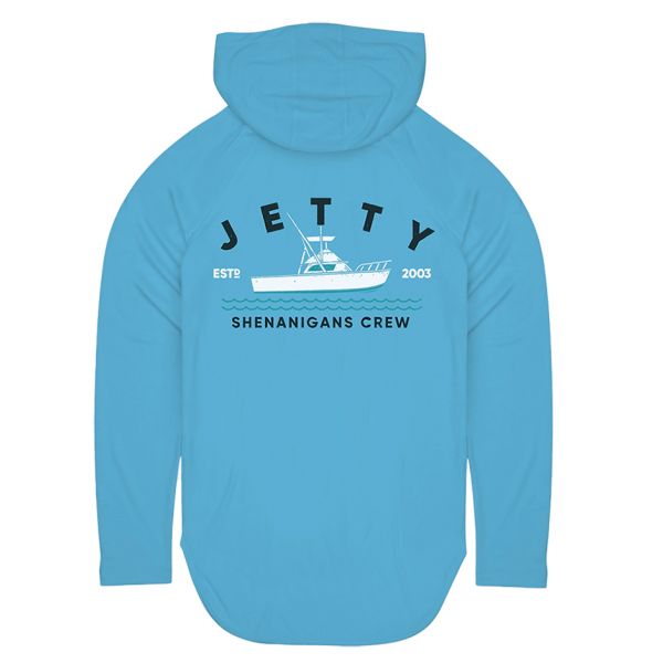 Jetty Shenanigans UV Hoodie - Light Blue - 2X-Large