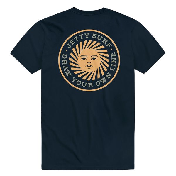 Jetty Sol Short Sleeve T-Shirt - Navy - Medium