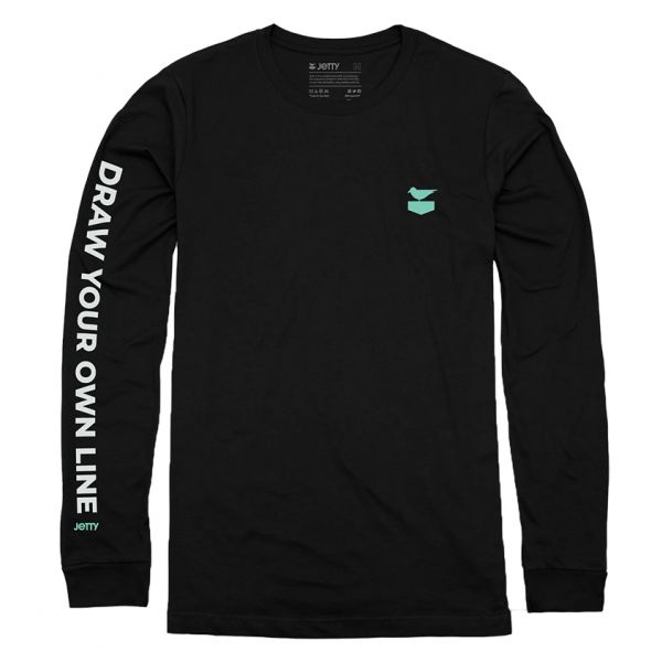 Jetty Starboard DYOL Long Sleeve T-Shirt - Black - 2X-Large