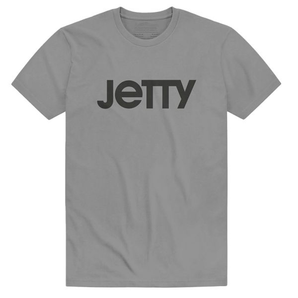 Jetty Starboard Logo Short Sleeve T-Shirt - Grey - 2X-Large