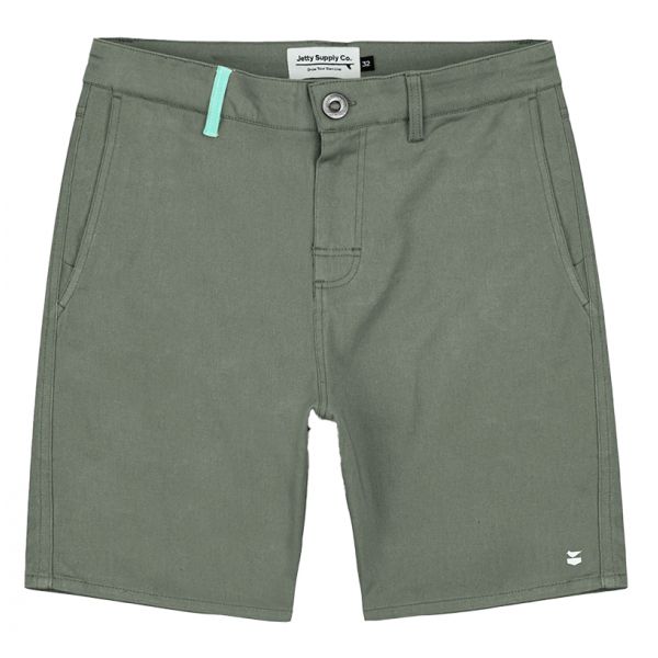 Jetty Stroll Chino Walkshort - Agave - 26