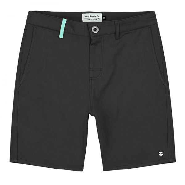 Jetty Stroll Chino Walkshort - Charcoal- 26