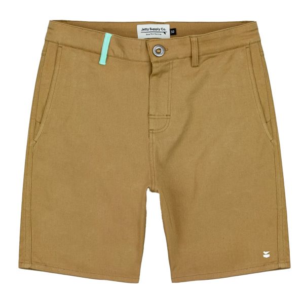 Jetty Stroll Chino Walkshort - Khaki - 26