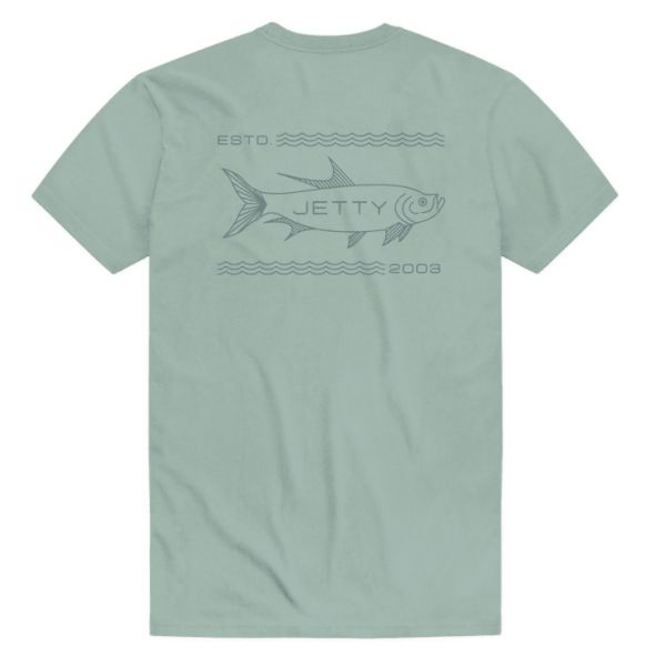 Jetty Tarpon Short Sleeve T-Shirt - Mint - 2X-Large