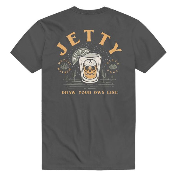 Jetty Tequila Short Sleeve T-Shirt - Iron - 2X-Large