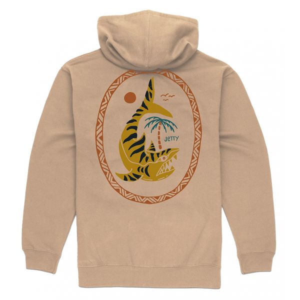 Jetty Tigershark Hoodie - Sand - Large