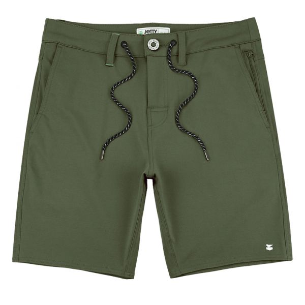 Jetty Traverse Short - Military - 26