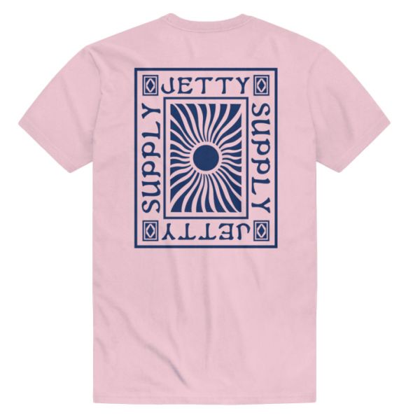 Jetty Ultraviolet Short Sleeve T-Shirt - Pink - Medium