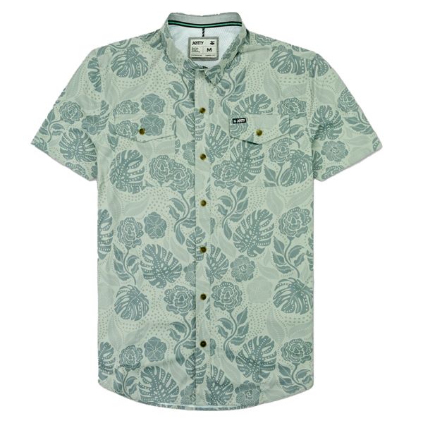 Jetty Wellpoint Performance Woven Shirt - Sage - Large