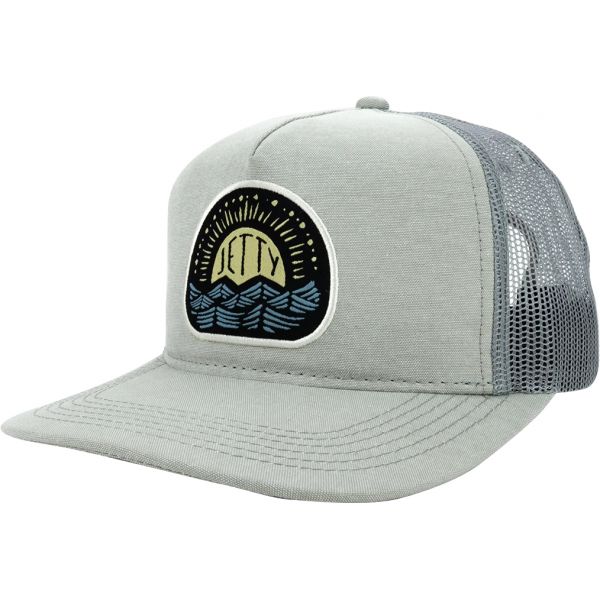 Jetty Windblown Trucker Hat - Grey