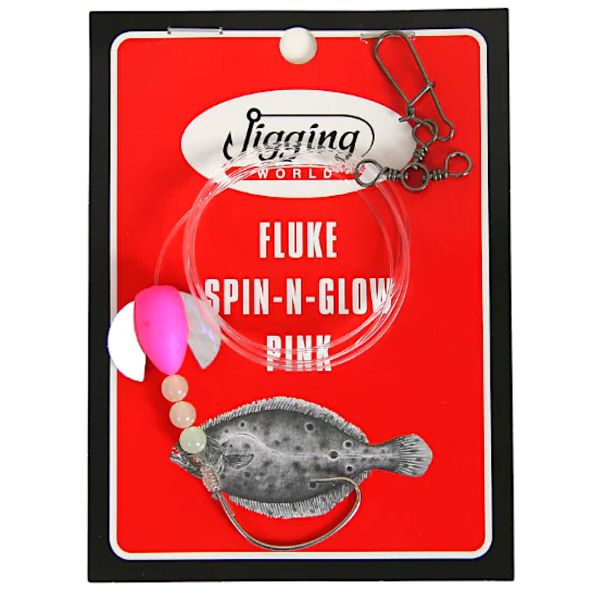 Jigging World Fluke Rigs - Spin & Glow